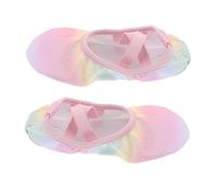 HOODANCOS Ballet Shoes for Slip Soft Sole Breathable Dance Slippers for Ballet Yoga Gymnastics Comfortable Stage Performance Footwear Pink