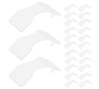 HOODANCOS Bandage Clips Portable for Bandage Fixing White 50pcs Small Fixing Clips and Emergency Use Suitable for Daily Life and First Aid Kit Camping