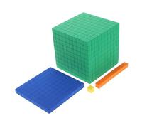 HOODANCOS Base Ten Blocks for Learning Math Foam Counting Blocks with Decimal Place Values Interactive Educational Manipulatives for Kindergarten and Early Math Education