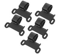 HOODANCOS Bike Pump Holder Clip with Fixing Strap 5pcs Set Outdoor Cycle Pump Rack Bracket for Mini Inflator for Bicycle Accessories