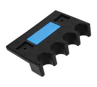 HOODANCOS Billiard Cue Rack 4-hole Heavy-duty Pool Cue Holder with Rubber Base, Multi-slot Wall-mounted Display for Billiards Equipment and Snooker Accessories