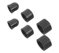 HOODANCOS Black Pu Skateboard Pivot Cups Replacement Bushings 3 Different Sizes 12mm 16mm 18mm Wear Resistant and Stable Sliding for Longboard Truck Parts