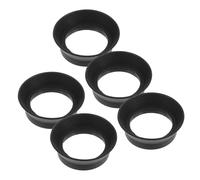 HOODANCOS Black Rubber Eye Cups 5pcs Fits 29-31mm Od Rubber Eyepiece Cover Providing Visual Relief and Lens Guarding for Microscope and Binoculars for Scientific Research and Astronomy