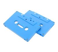 HOODANCOS Blank Creating Nostalgic Atmosphere with Classic Retro Design Retro 2pcs Audio Cassette Tape Decor Plastic Material for Music Party Decorations and DIY Projects