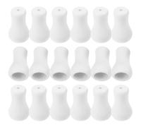 HOODANCOS Blind Cord Pull Ends Repairing for and for Replacing 20pcs White Replacement Knobs Easy to Apply Not Easy to Fall Broken Pull Cord Knobs Corded Blinds