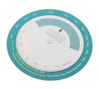 HOODANCOS Bmi Body Weight Chart Sleek Plastic Health Tool Wall Mount Quick Reference Wheel for Home and Facility