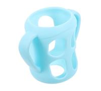 HOODANCOS Bottle Handle with Easy Grip Silicone Sleeve Comfortable Double Handles for Nursing Bottles to Encourage Drinking and Transition to Cups