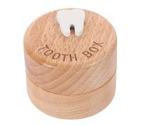 HOODANCOS Box Protecting Keepsake Wooden Cute Tooth Baby 3D with Design Material Storing, Preserving with Sturdy or Special Items Everyday Use Travel Memories