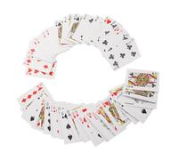 HOODANCOS Braille Large Print Playing Cards Tactile Embossed Poker Deck for Visually Impaired Adults and Ergonomic Assistive Device for Accessible Family Games and Travel Random Color