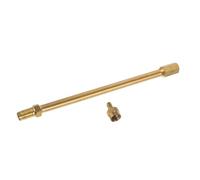 HOODANCOS Brass Valve Stem Extension Pole for Tire Inflation Easy to Install Portable Adapter for Cars Suvs Trucks Convenient Inflation Extension Tool for Emergency Use