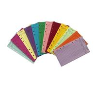 HOODANCOS Budget Envelopes with Fastening 12pcs Paperboard Assorted Colour Stay Organised with Printed Budget Sheets for Cash and Expense Management for Offices and Schools