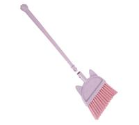 HOODANCOS Cartoon Small Broom for Lightweight Easy Grip Cleaning Tool Lovely Cat Design Childrens Sweeping for Home and School Pretend