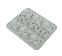 HOODANCOS Cavity Gray Blue Silicone Frog Cake Mold for DIY Baking Candy and Fondant Flexible Non-Stick Chocolate Mold for Halloween and Animal-Themed Parties Reusable Craft Baking Tray