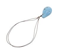 HOODANCOS Ceramic Alto Ocarina High-pitched Flute for Beginners Students and Portable Musical Wind Instrument for Folk and Modern Music Practice