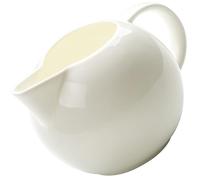 HOODANCOS Ceramic Cream Pitcher Small Porcelain Jug with Comfort-Grip Handle for Milk Cream Coffee Syrup and Hot Maple Syrup Serving Smooth Surface Kitchen Accessory