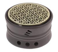 HOODANCOS Ceramic Tea Warmer with Non-slip Base Black Candle Stand Teapot Heater for Household Use Lightweight Portable Retro Style and Stable Random Color