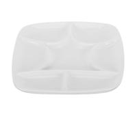 HOODANCOS Ceramic Watercolor Palette with Wells Non-slip Base Porcelain Square Mixing Tray for Acrylic Gouache Oil Painting Paint Compatibility for Artists and Hobbyists