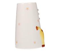 HOODANCOS Ceramic Waterer Holder for Hamsters and Chinchillas Non-leak Pet Bottle Stand with Stable Base Easy to Install Rack Suitable for Various Small Animal Water Bottles Yellow