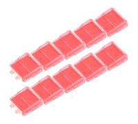 HOODANCOS Chalk Accessories Replacement Red Box Powder for 10pcs Sewing with No Chalk Mark Left Tailoring for Work and Home