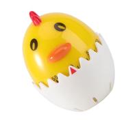 HOODANCOS Chick Figurine Mechanical Kitchen Timer with 60-minute Countdown Function Yellow Plastic and Metal for Cooking Management