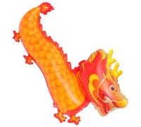 HOODANCOS Chinese Dragon Balloon Orange Dragon King Lunar New Year Party Balloon Decoration for Family Festival