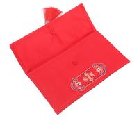 HOODANCOS Chinese Style Cloth Wedding Red Envelope Money Storage Pouch Sturdy Red Packet for Wedding Party Traditional Lucky Money Bag Creative Large Size