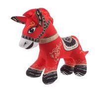 HOODANCOS Chinese Zodiac Horse Stuffed Animal Plush Doll Soft and Huggable Mascot for Year Decoration and Luck gift for for for for for for Realistic Household Plush Animal for Home