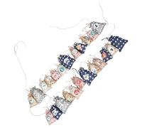 HOODANCOS Christmas Advent Calendar Burlap Drawstring Bags for Countdown Daily Surprise Goodie Pouches Small Treat Holders for Xmas Tree Decorations and Family Fun