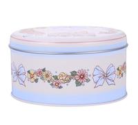 HOODANCOS Christmas Cookie Tin Candy Tin Sugar Case Small and Portable Multi-functional Packaging Tinplate with Adorable Design and Colorful Pattern for Holiday Party