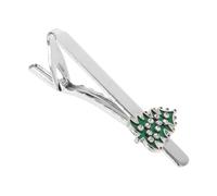 HOODANCOS Christmas Tree Tie Clip the Holiday Season Elegant Alloy Material for Men and Secure Attachment, Festive Design for Business Suits and Family Gatherings