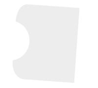 HOODANCOS Clear PVC Guitar Pickguard Lightweight Scratch Resistant Transparent Guard Plate for Classical Acoustic Electric Guitars Fit Durable Musical Instrument Accessory Easy Installation