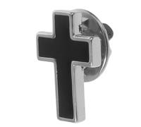 HOODANCOS Copper Cross Lapel Pin with Polished Smooth Finish, Gender Neutral Brooch for Religious Occasions and Professional Attire, Classic Stylish Design Suitable for Church, Wedding