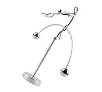 HOODANCOS Couple Balance Sculpture Physics Balancing for Desk Perpetual Motion Desktop Balancing Ornament Iron Aluminum Material Office Decoration Craft