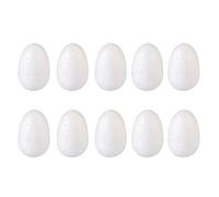HOODANCOS Craft Foam Eggs 50PCS 3cm White Eggs Smooth Eggs Shape Foam for Spring Easter Holiday Crafts Making Handmade DIY Painting School Projects