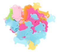 HOODANCOS Crochet Yarn Bobbins 50Pcs Plastic Multi-Color Spools for Knitting Thread Winding DIY Craft Supplies