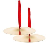 HOODANCOS Cymbals Lightweight Percussion Instrument for Music Training and Dance Performance Texture with Strings for Interaction Random Color