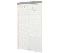 HOODANCOS Daily Use Planner Notepad 60 Pages Lightweight Paper Book Convenient to Carry for Office and Travel Organising Tasks to Do Lists