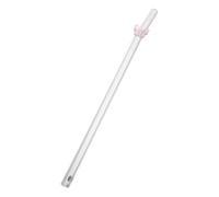 HOODANCOS Decorative Clear Glass Straw Reusable Drinking Straw for Smoothies Juices Milk Bubble Tea Dishwasher Safe Easy to Clean Versatile Use at Home Office Parties