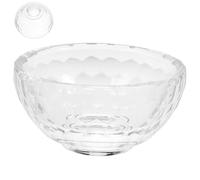 HOODANCOS Delicate Small Glass Facial Mixing Bowl 8cm for Spa and Beauty Salon, Mask Blending Tool for Skincare and Aroma Oil, Professional Salon Supplies