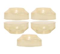 HOODANCOS Detector Caps Plastic Dust Guard Protective Cover 5pcs for Commercial Fire Alarm Sensor Protection
