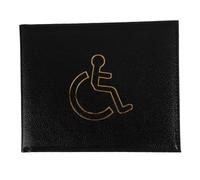 HOODANCOS Disabled Certificate Protector Cover Badge Holder for Disability Id Cards Anti-Lost Organizer for Business Office Students and More