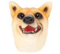 HOODANCOS Dog Head Glove Hand Puppet for Lightweight Interactive Vinyl Puppet for Imaginative Play and Role Playing Portable Fun for Home School and Parties