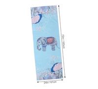 HOODANCOS Double-sided Plush Non-slip Yoga Mat Cushion for Home and Outdoor Use Lightweight Exercise Mat for Yoga Picnic Travel Safe Healthy Material
