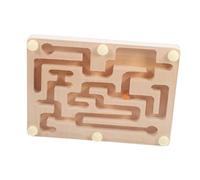HOODANCOS Educational Bead Maze Board Puzzle for Handheld Balance for Early Learning Attention Coordination Sensory Game for Boys Lightweight Portable Design