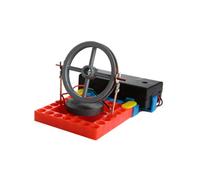 HOODANCOS Educational Electromotor DIY Playset for Safe Smooth Edges Electric Motor Science Physics Learning Kit for Creative Stem Experiment and Development