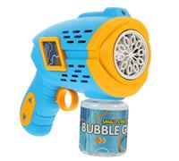 HOODANCOS Electric Bubble Maker for Automatic Plastic Bubble Machine Blower Sky Blue Handheld for Outdoor Indoor Fun Easy for Boys