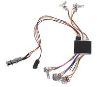HOODANCOS Electric Guitar Wiring Harness Active Passive Eq Equalizer Preamp Circuit DIY Guitar Fitting Easy Install Compact Bass Tone Control Compatible