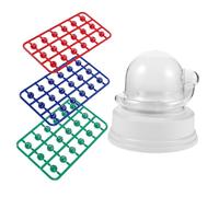 HOODANCOS Electric Mini Lottery Ball Machine with Realistic Vibration Feedback Portable Lucky Bingo Game for Family Parties and Entertainment Fair and Stable Performance with Included Lotto