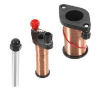 HOODANCOS Electromagnetic Induction Solenoid Coil Kit with Primary and Secondary Copper Coils for Middle School Physics Teaching and Science Experiment Demonstration