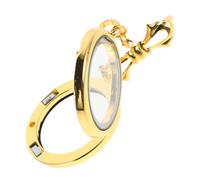 HOODANCOS Elegant Butterfly Brooch Pin and Insert Photo Feature Present for Celebrations with Distinctive Lens Dial Golden Alloy Material for Women and Outfit Combinations